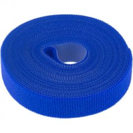 Многоразовая лента-липучка REXANT 5 м х 20 мм, синяя 07-7525 