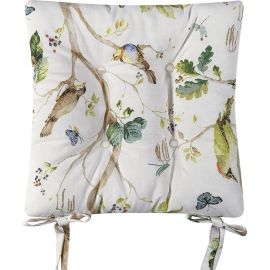 Подушка на стул Altali на завязках, ортопедическая, хлопковая, 40х40 см, коллекция Лесная прогулка 705-2147/2 