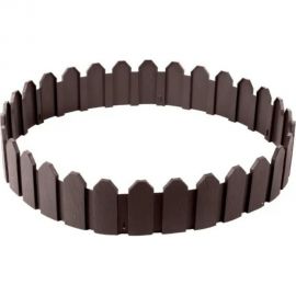 Садовое ограждение МАСТЕРСАД Дачник коричневое ДЧН-корич 