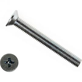 Потайной винт КРЕП-КОМП цинк DIN965, 6х10, 100 шт. вп610мф 