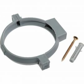 Пластмассовый хомут с дюбелем Terma для трубы 110-115 мм, с саморезом 60958 