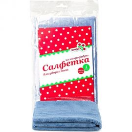 Сухая салфетка для пола из микрофибры Ягодка 40х50 см, 1 шт. 11867 