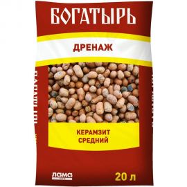 Дренаж Богатырь Керамзит средний 20 л 001-DR-KS-000824-4 