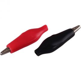 Зажим крокодил в изоляторе REXANT длина 46 мм, ток 5A, 2 шт 16-0002-9 