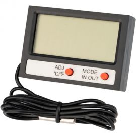 Электронный комнатно-уличный термометр с часами и выносным датчиком REXANT 70-0505 