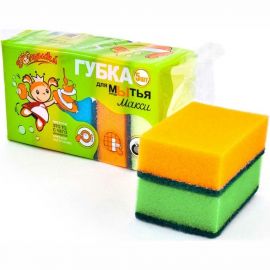 Губка для посуды Золушка Макси 5 шт. 243 