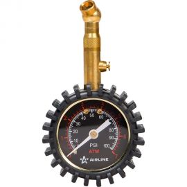 Стрелочный манометр Airline PRO 7АТМ, 50 мм, с клапаном сброса AEAS002 
