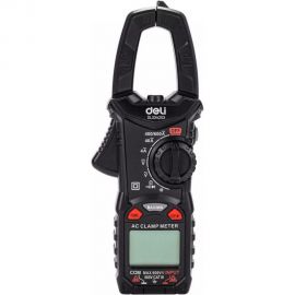 Токоизмерительные цифровые клещи DELI DL334203, раскрытие клещей 30 мм, CAT III 600В, 600А, 40 мОм 102980 