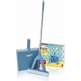Набор для уборки YORK Изи губчатая швабра и ведро с отжимом, 2 запаски 072060 