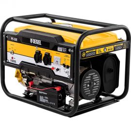 Бензиновый генератор Denzel PS-33E, 3,3 кВт, 230В, 15 л, электростартер 94537 