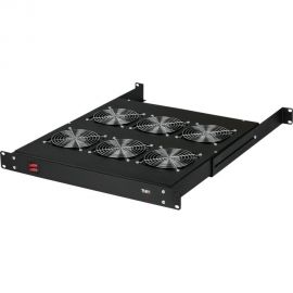 Вентиляторная полка TLK, 19, 1U, 6 вентиляторов, BK TLК-VP6-BK 