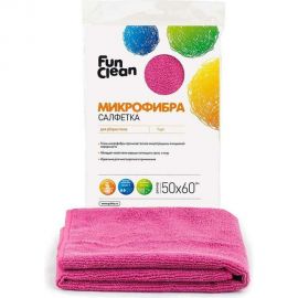 Сухая салфетка для пола из микрофибры Fun Clean 50х60 см, 1 шт. 6482 