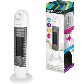 Вертикальный тепловентилятор (вентилятор) ERGOLUX ELX-FH03-C01 белый PTC, 40/1000/2000 Вт 14540 