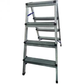 Двухсторонняя алюминиевая стремянка LWI 4 ступени LWI44А 