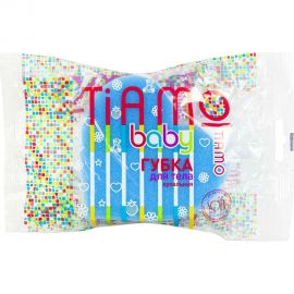 Губка для тела TIAMO Baby СЕРДЕЧКО поролон 7741 