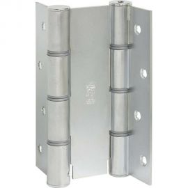 Барная пружинная петля двойного действия ALDEGHI LUIGI SPA 155х27х40 мм, цвет: оцинкованная сталь, к-т: 2 шт + монтажный набор 87AZ155-40 