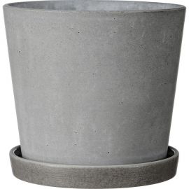 Горшок ООО КОМПОЗИТ Грэй серый конус №2. КБ-К2-251-22 