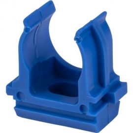 Крепеж-клипса для трубы TDM ПНД 25 мм, синяя, 10 шт. SQ0405-0133 
