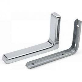 Кронштейн с декоративными накладками MFK-TORG хром L=120мм К-92 