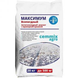Противогололедный реагент CEMMIX Максимум 20 кг pgrm20 