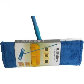 Швабра с насадкой из микрофибры EUROHOUSE с карманами 13941 