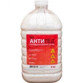 Противогололедный реагент INIS Актив 5 кг 48734 