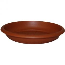 Поддон к горшку Терра 1 л SANTINO терракотовый, диам. 125 мм 049236 