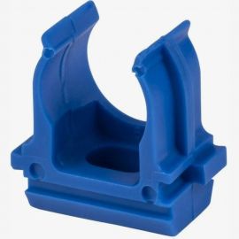 Крепеж-клипса для трубы TDM ПНД, 16 мм, синяя, 10 шт. SQ0405-0131 