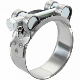 Силовой хомут Nord-Yada Д: 26-28 мм, Ш: 18 мм, Т: 0,6 мм, болт: М5х40, нерж. сталь 903116 