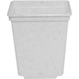 Горшок для рассады Ангора 0.25 л, 7x7х8 см, квадратный, белый А5500бл 