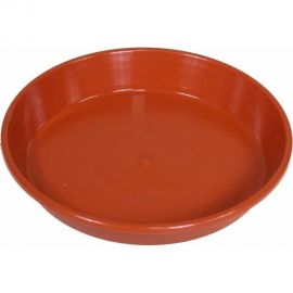 Цветной поддон ФлораПласт 20 терракотовый 001042 
