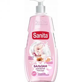 Бальзам для мытья посуды SANITA Pure Миндаль и японская сакура 450 г 22943 