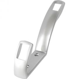 Крючок MF K2409, 2-х рожковый, матовый хром 9739v 