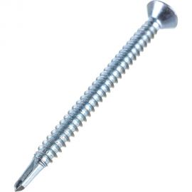 Саморез ZAMETAL 4,8x60 со сверлом и потайной головкой, DIN7504Р, оц., 200 шт ZA082396 