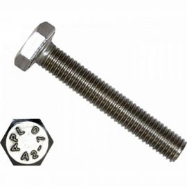 Болты с полной резьбой КРЕП-КОМП нержавеющие DIN933 А2 20х55 25 шт бпн2055 