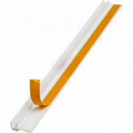 Профиль ПВХ примыкающий ГОСТ без сетки, с пыльником GAVIAL 9 мм, 2,4 м 00002259 