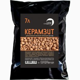 Керамзит Сила Суздаля дренаж для растений, фракция 5-10 мм, 7 л 4680004063131 