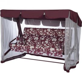 Садовые качели Удачная Мебель Валенсия винные A44R.535 