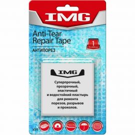 Сверхпрочный прозрачный пластырь для заделывания порезов и дыр Антипорез 75х450 мм IMG V375 