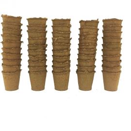 Набор торфяных горшочков ЛЕТО 60 мм, 60 мм, 50 шт. 97902 