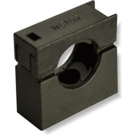 Крепеж для гофрированных труб WEYER WQSG-AD25.5B - держатель с крышкой, WE2401700 