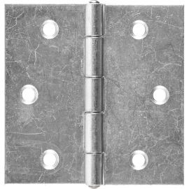 Прямая петля VORMANN 60х60х1,4 мм, оцинкованная, латунный штифт 00503 060 Z 