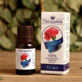 Эфирное масло СИМАЛЕНД Гвоздика флакон-капельница, репеллент, 10 мл, дезинфицирующее 1857678 