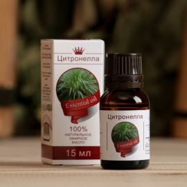 Эфирное масло СИМАЛЕНД Цитронелла 15 мл, флакон-капельница 3716207 