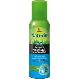 Аэрозоль от клещей на одежду с дополнительной защитой от комаров Gardex Naturin 100 мл N014 