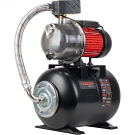 Насосная станция VERTON AQUA PS900S/24 900 Вт, 50 л/мин, 24 л, гл. 8 м, высота 45 м, 1"", 3 бар 01.13297.13551 