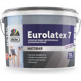 Краска Dufa Retail ВД EUROLATEX 7 10 л Н0000003406 
