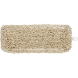 Плоская насадка МОП для швабры/держателя ЛАЙМА EXPERT 50 см, уши/карманы, нашивной хлопок 605304 