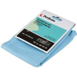 Бытовая салфетка из микрофибры PERFECTO LINEA Чистое окно 45-350110 