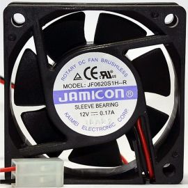 Вентилятор JAMICON JF0620S1H 60х60х20 12В с разъемом 2 конт.MOLEX 5239-2(PHU-2) С00034850 